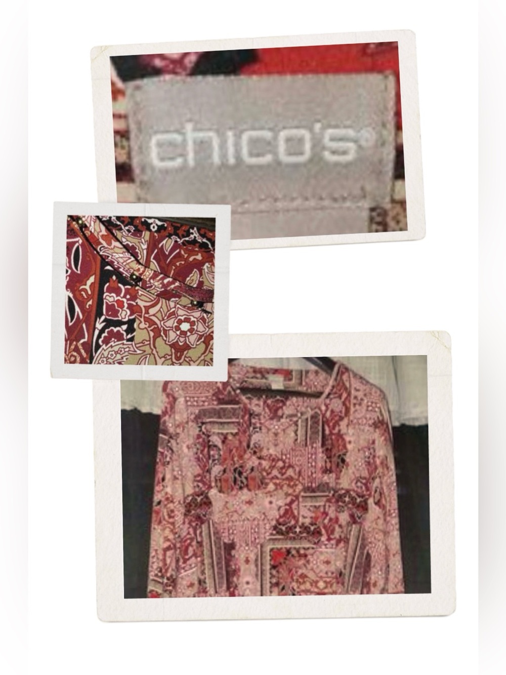 Chico's Rustic Tunic size 3 #1473